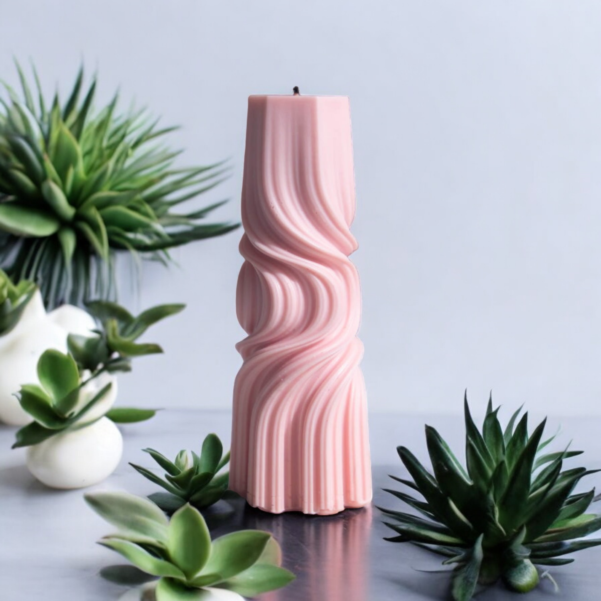 Twisted Pillar Candle