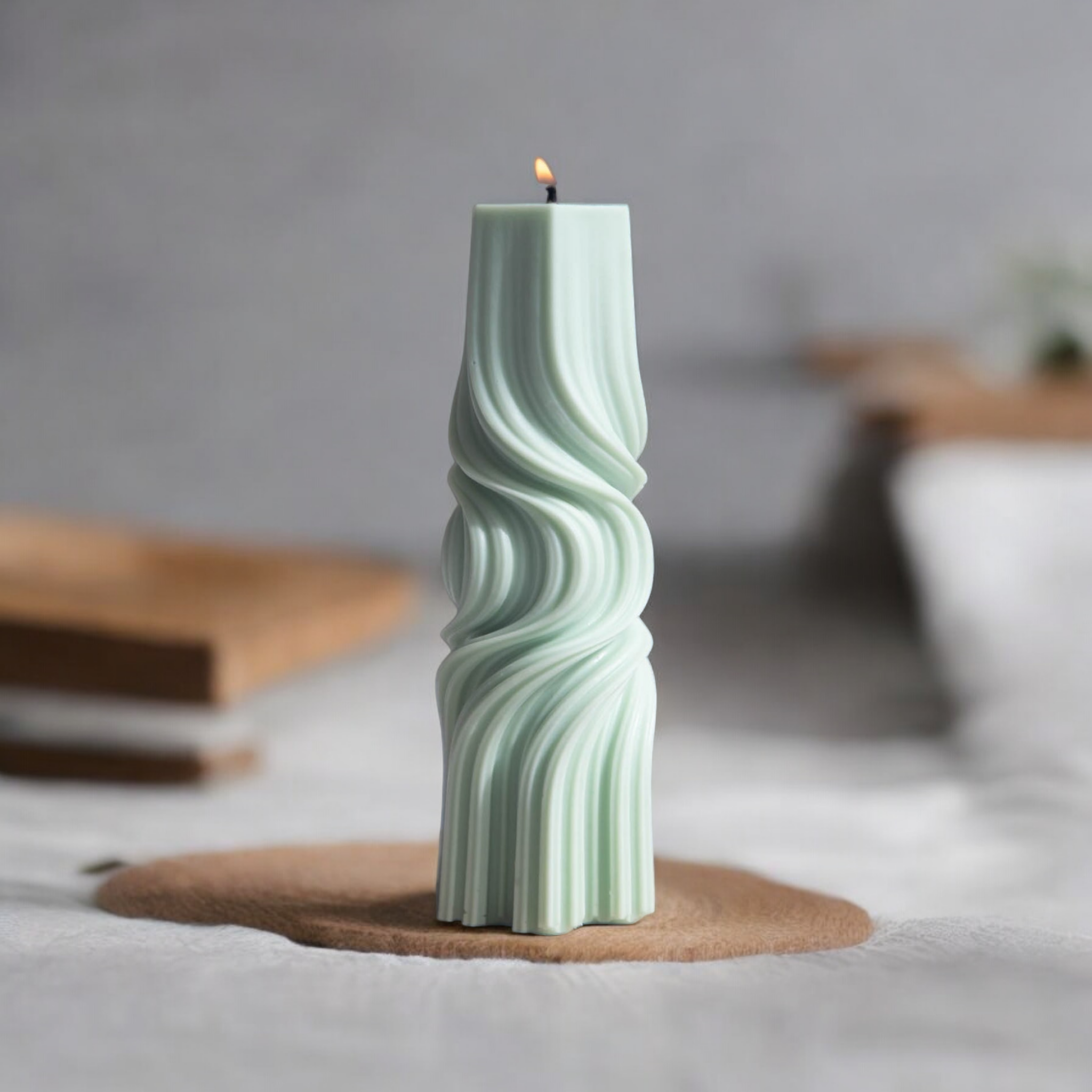 Twisted Pillar Candle