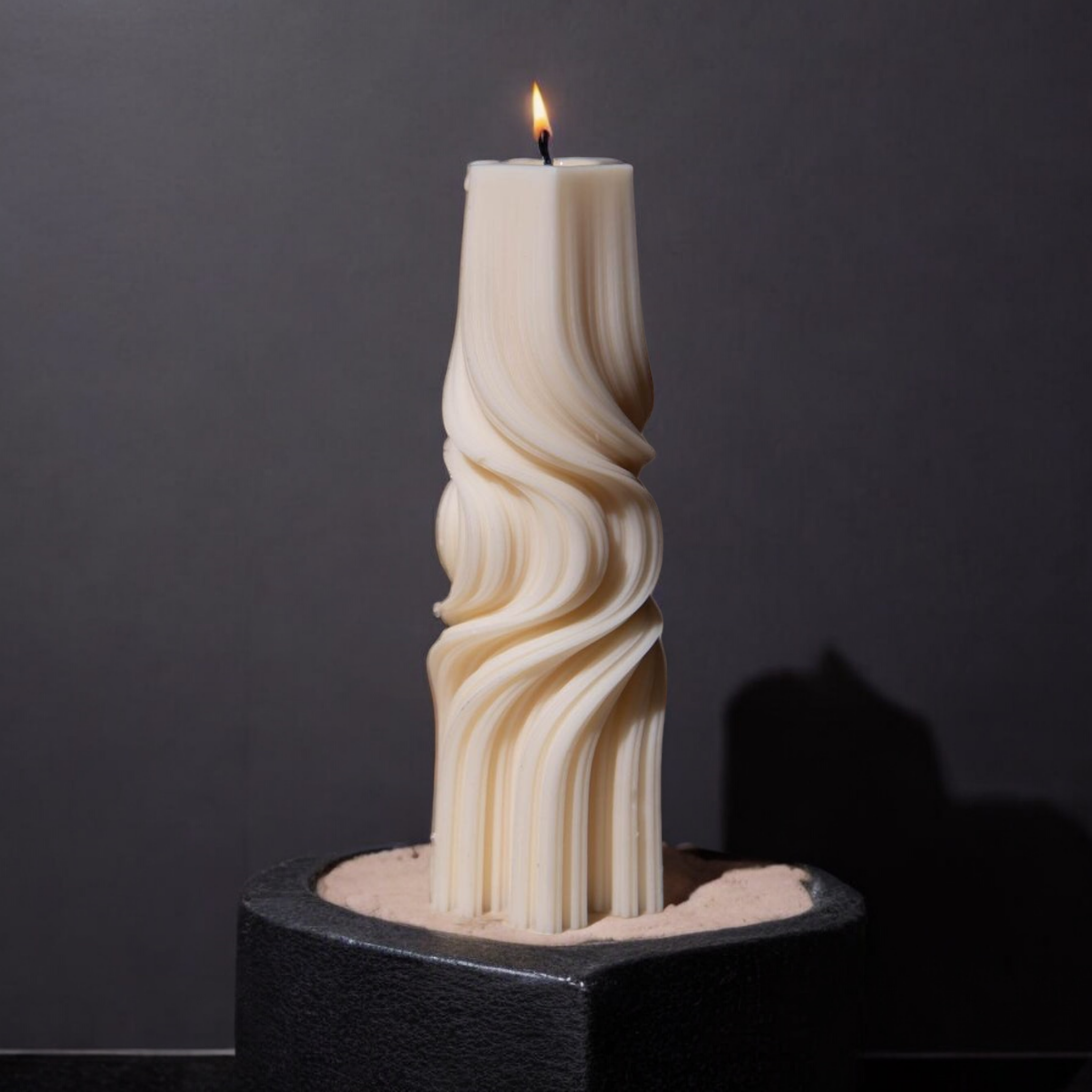 Twisted Pillar Candle