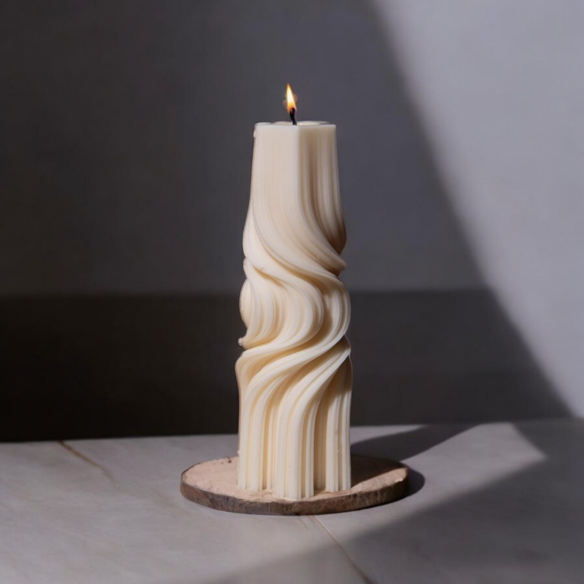 Twisted Pillar Candle